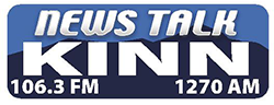 News Talk KINN 106.3FM – 1270AM Logo